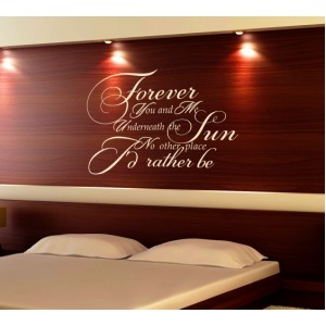 Wall Decoration | Wall Writing  | Forever You And Me