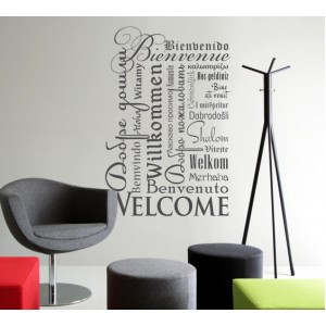 Wall Decoration | Restaurant | Welcome 58205, Languages 