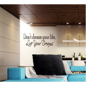 Wall Decoration | For Motivation | Live your dreams