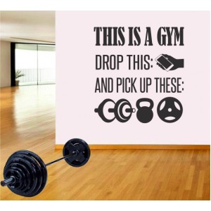 Wall Decoration | Fitness Quotes | This Is A Gym