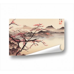 Wall Decoration | Posters | Cherry Blossom Landscape PP_5100103