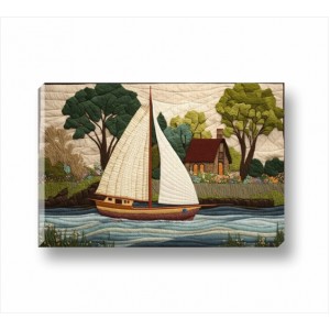 Wall Decoration | Canvas | Boats CP_5202012