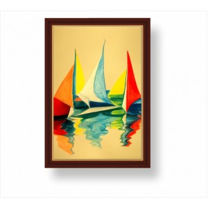 Wall Decoration | Framed | Boats FP_5400102