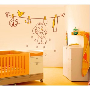Wall Decoration | Kids Room  | Wet Rabbit