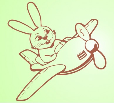 Airplane 06, Bunny Pilot