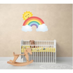Wall Decoration | Wall Stickers | Sun and Rainbow 03