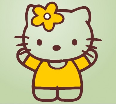 Hello Kitty 01, Greeting