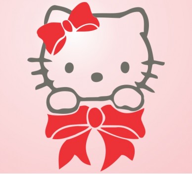 Hello Kitty 03, With a Ribbon