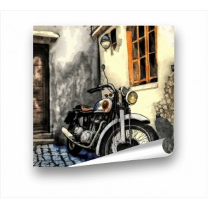 Wall Decoration | People Activities PP | Motorcycle PP_6100100