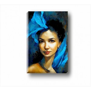 Wall Decoration | Canvas | Woman in the Blues CP_7100201