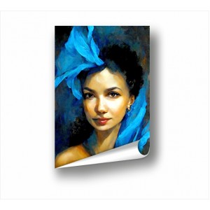 Wall Decoration | Portraits PP | Woman in the Blues PP_7100201