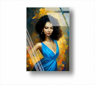 Woman in Blue Dress GP_7100301