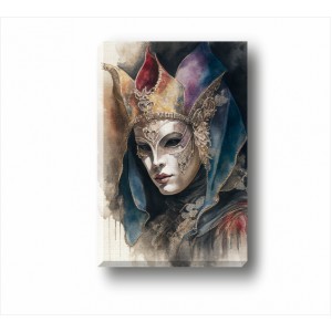 Wall Decoration | Canvas | Venetian mask CP_7102401