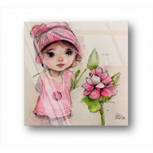 Wall Decoration | For Kids GP | Girl With Flower GP_7400102