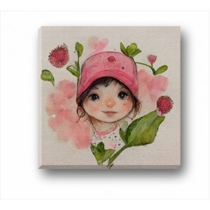 Wall Decoration | For Kids CP | Girl With Flower CP_7400104