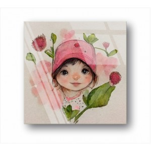 Wall Decoration | For Kids GP | Girl With Flower GP_7400104