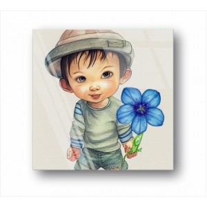 Wall Decoration | For Kids GP | Boy With Flower GP_7400202