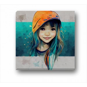 Wall Decoration | Children | Girl With Beret CP_7400302