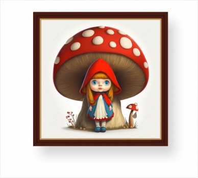Girl With Mushroom FP_7400802