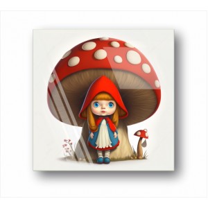 Wall Decoration | For Kids GP | Girl With Mushroom GP_7400802