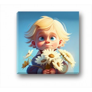 Wall Decoration | Canvas | Boy With Flower CP_7401601