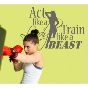 Wall Decoration | Fitness Quotes | Train Like A Beast
