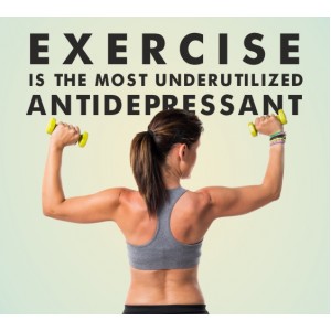 Wall Decoration | Fitness Quotes | Underutilized Antidepressant