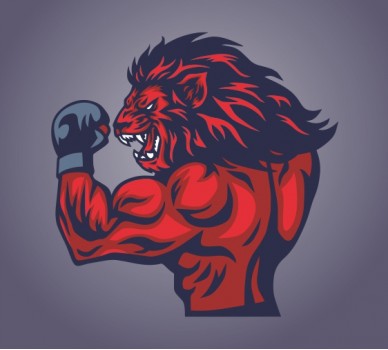 Boxing, Lion