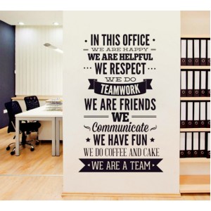 Wall Decoration | For Motivation | In This Office