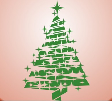 Christmas Tree 05, Starry