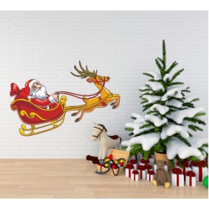 Santa with a Deer