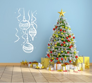 Christmas Tree Balls Composition