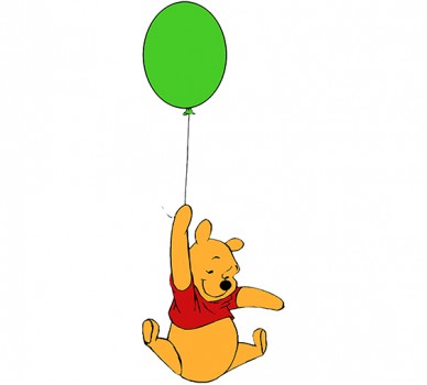 Winnie the Pooh, Flying a Balloon 46418
