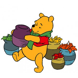 Wall Decoration | Kids Room  | Winnie the Pooh, Carrying a Honey pot
