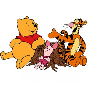 Wall Decoration | Winnie Pooh  | Winnie the Pooh, Tigger and Piglet Sitting Together