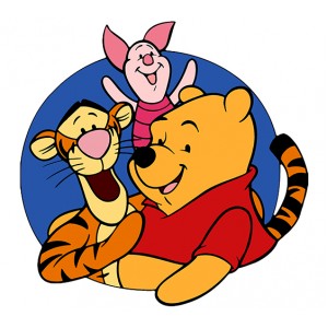 Wall Decoration | Winnie Pooh  | Winnie the Pooh, Friends Within a Circle