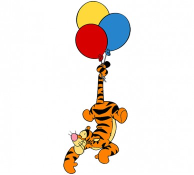Winnie the Pooh, Tigger Flying Balloons