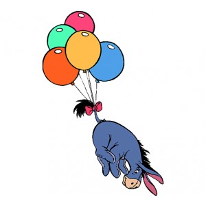 Wall Decoration | Winnie Pooh  | Winnie the Pooh, Eeyore Flying Balloons