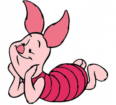 Winnie the Pooh, Piglet Contented