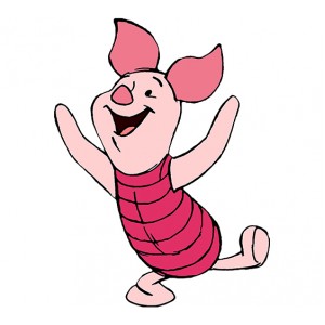 Winnie the Pooh, Piglet Cheering