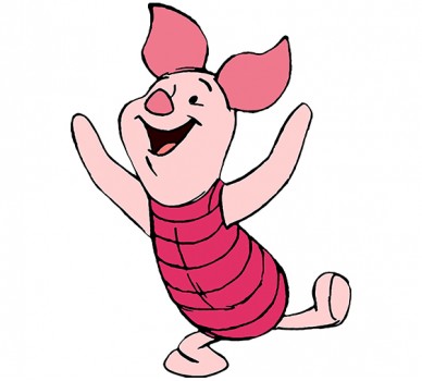 Winnie the Pooh, Piglet Cheering
