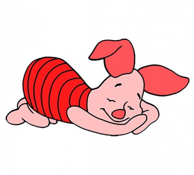 Winnie the Pooh, Piglet Snoozing