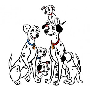 Wall Decoration | Dogs  | 101 Dalmations, Mom and Dad