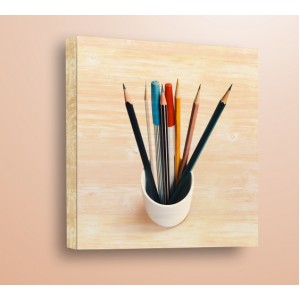 Wall Decoration | For Kitchen, Wood | Pencils