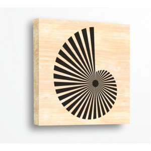 Wall Decoration | Shapes, Wood | Spiral, Wood