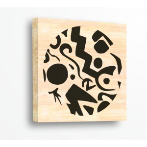 Wall Decoration | Wood | Abstract circle20215, Wood