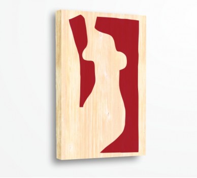 Abstract Figure of a Woman, Wood