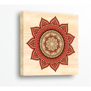 Wall Decoration | Shapes, Wood | Coral Mandala 216169