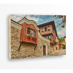 Wall Decoration | Cities, Wood | Plovdiv 3046