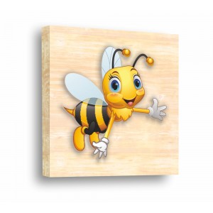 Wall Decoration | For Kids, Wood | Cute Little Bee 61006